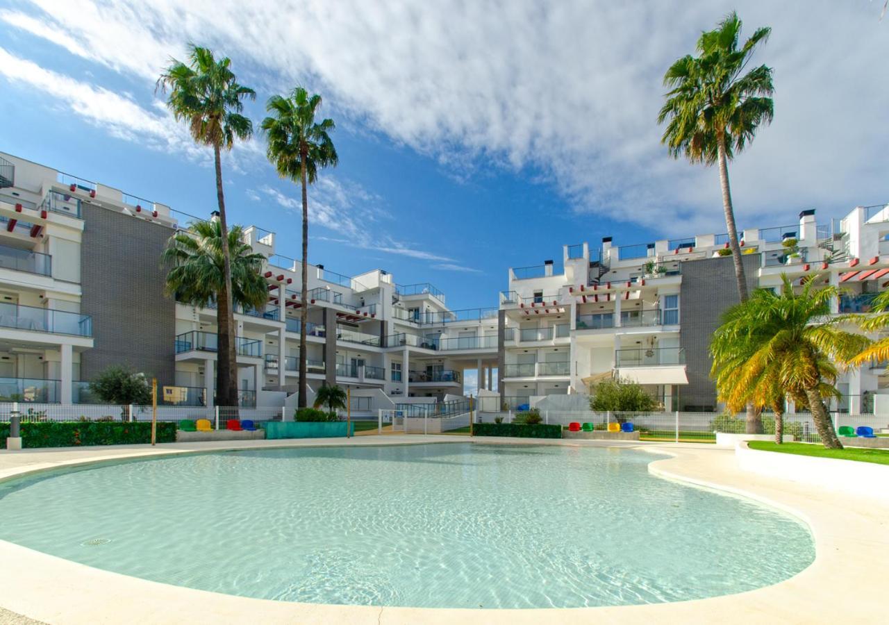 Apartamento Victoria Playa III Con Una Gran Terraza Dénia Exterior foto