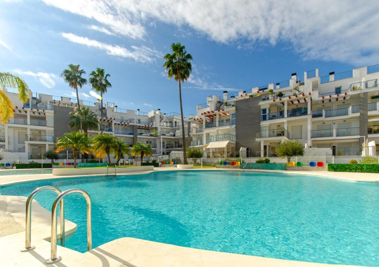Apartamento Victoria Playa III Con Una Gran Terraza Dénia Exterior foto